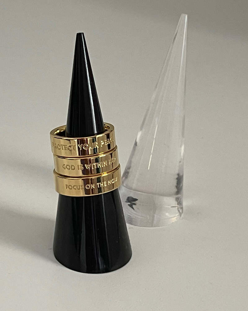 'Focus On The Now' Ring