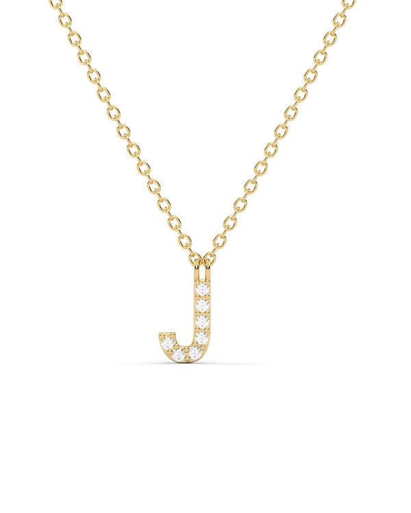 Diamond Initial Necklace