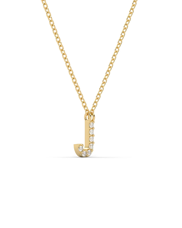 Diamond Initial Necklace