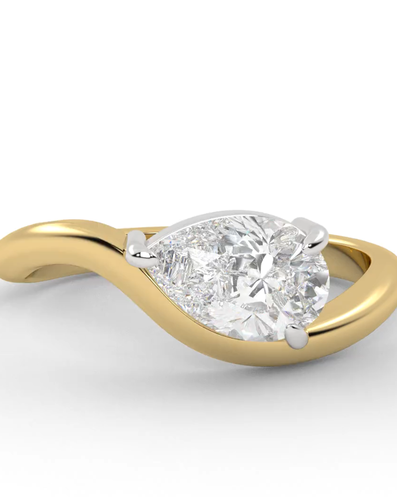 Moissanite Celeste Pinky Ring