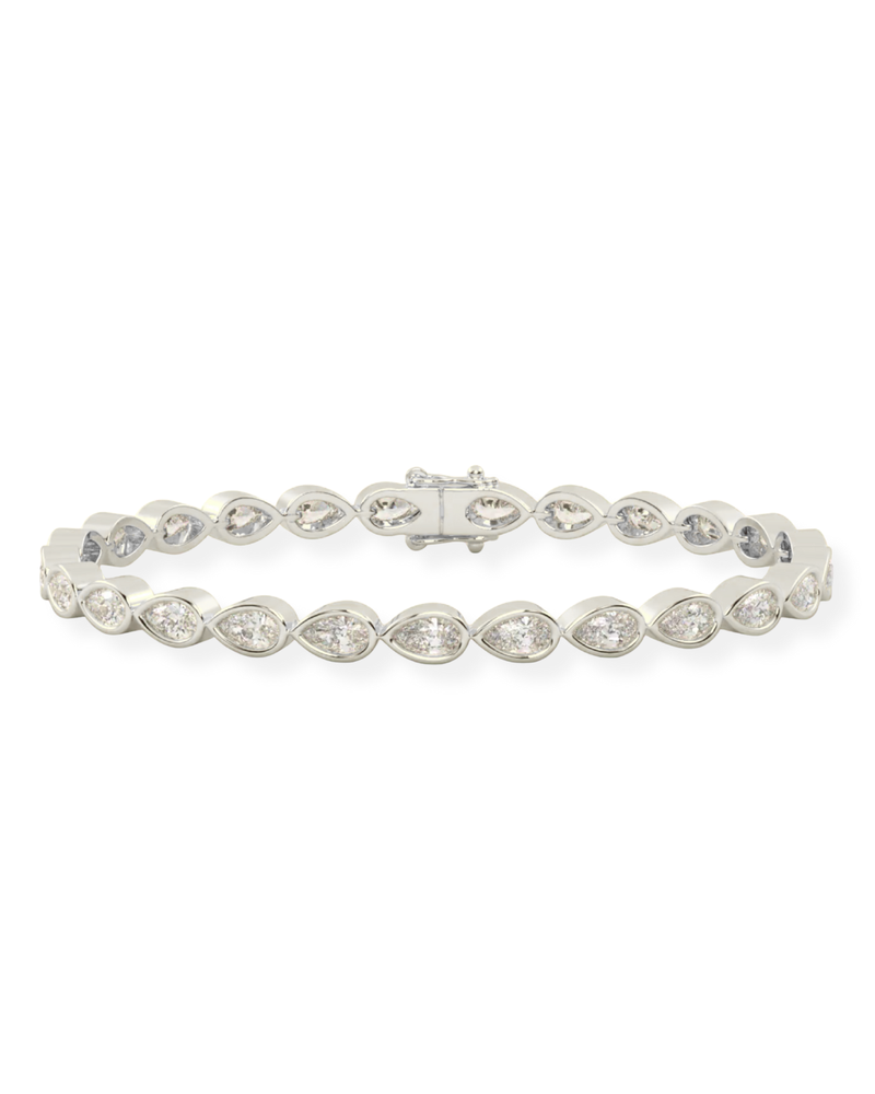 Pear Tennis Bracelet