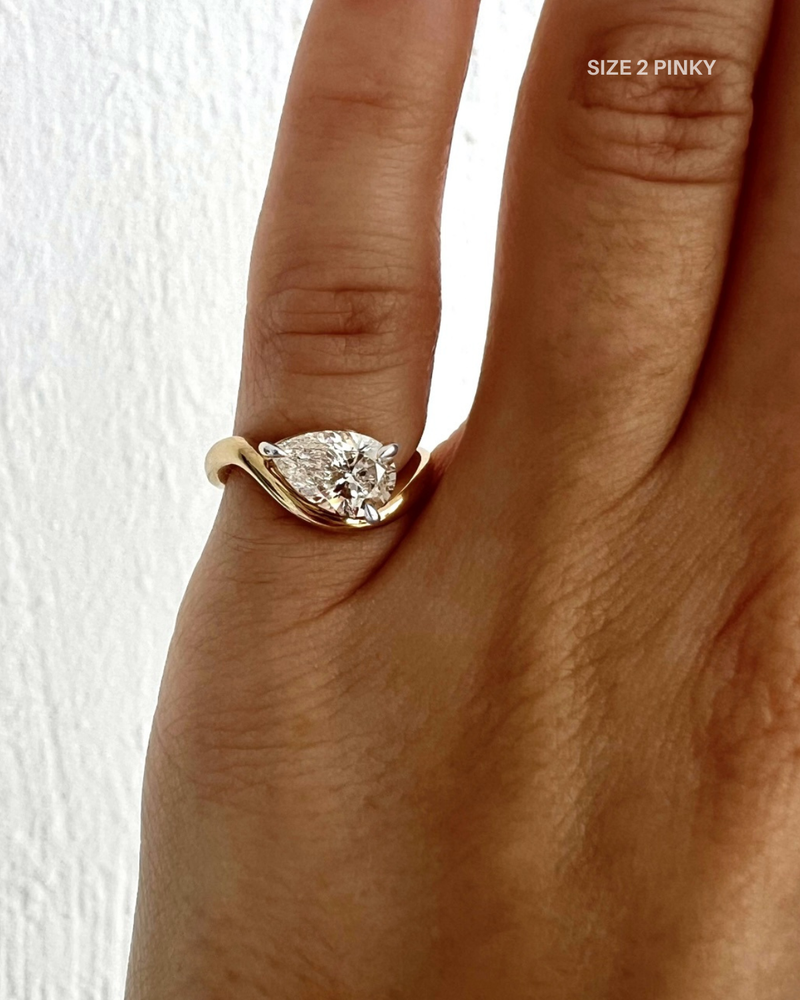 Moissanite Celeste Pinky Ring