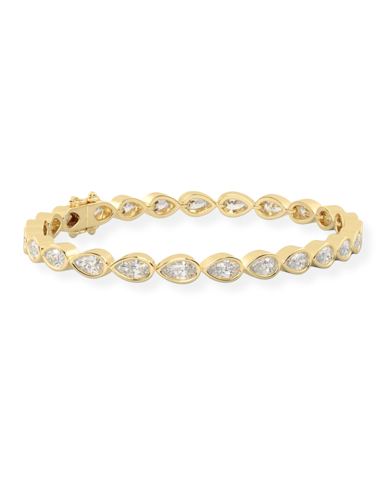 Pear Tennis Bracelet