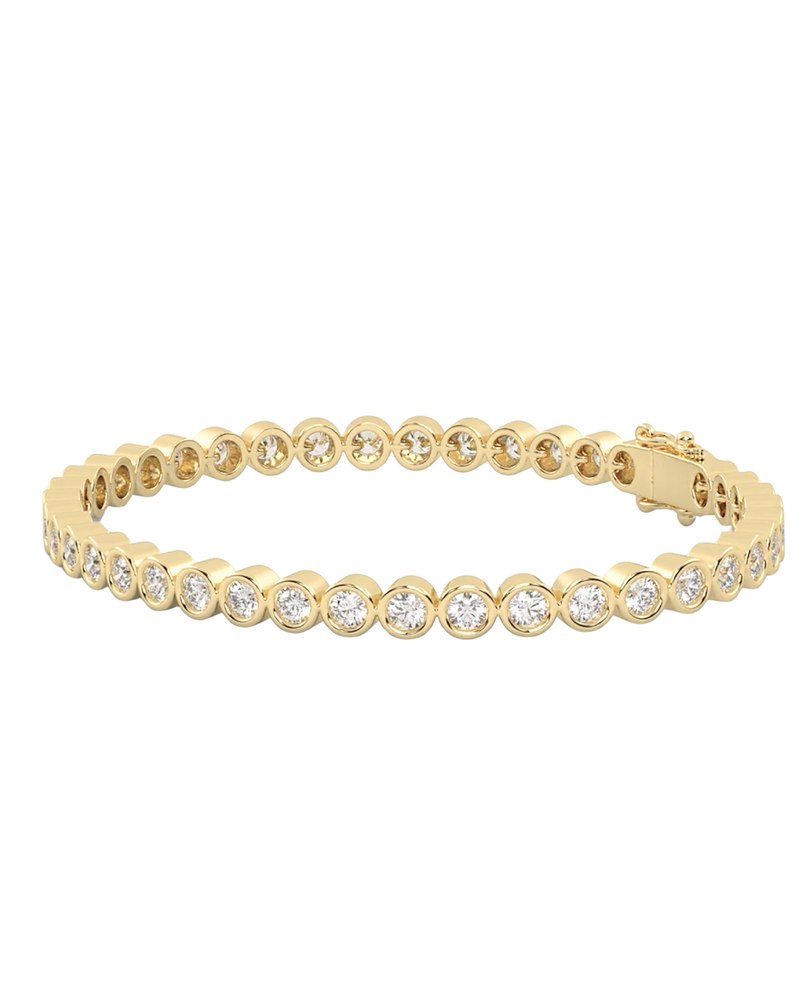 Moissanite Round Tennis Bracelet