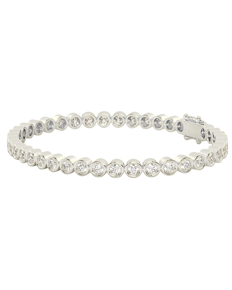 Moissanite Round Tennis Bracelet
