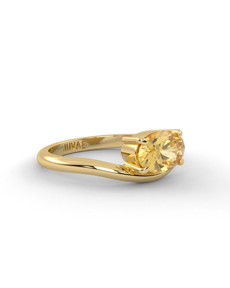 Moissanite Fiore Pinky Ring