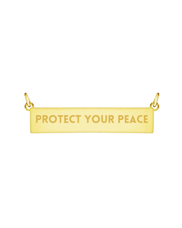 'Protect Your Peace' Necklace