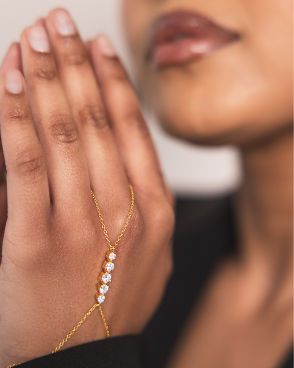 5-Stone Hand Chain