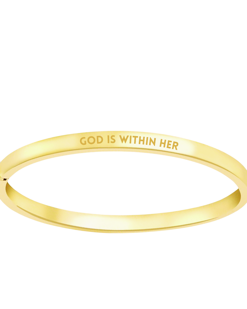'God Is Within Her' Bracelet