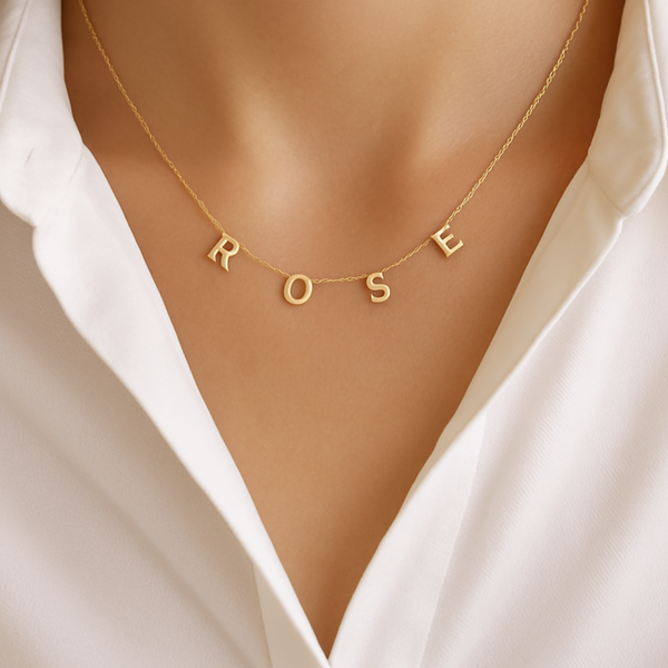 Custom Individual Letter Necklace
