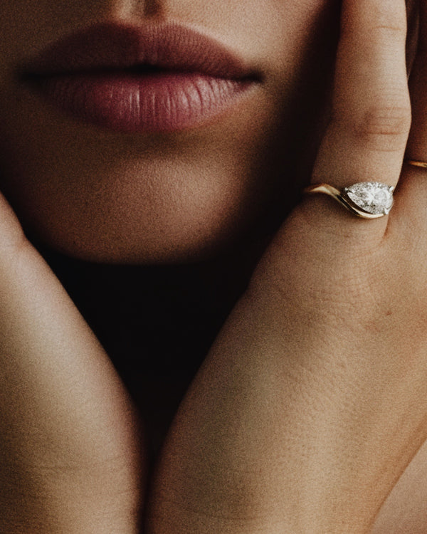 Moissanite Celeste Pinky Ring