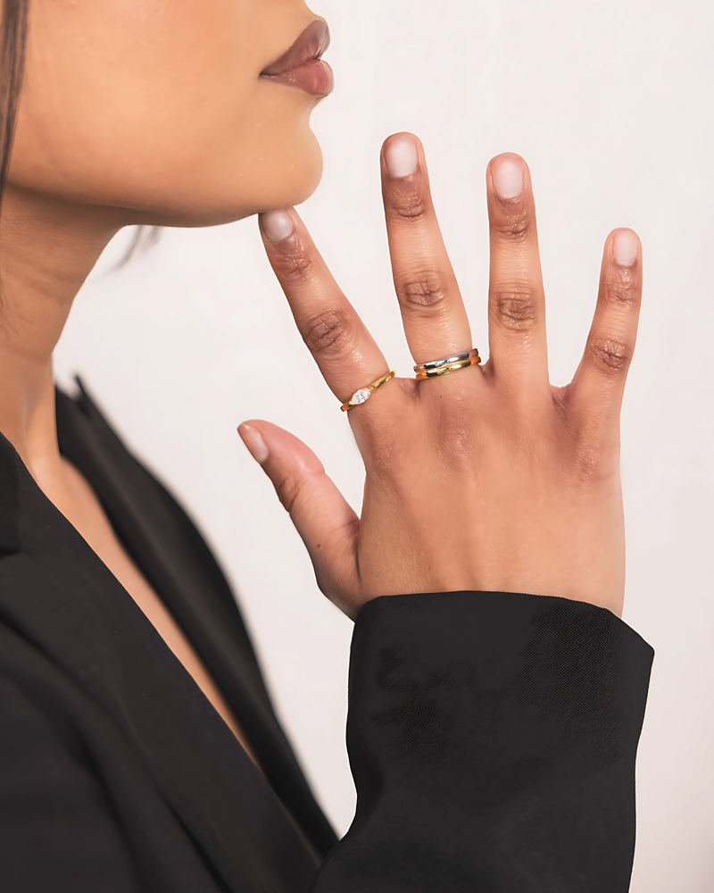 Marquise Pinky Ring