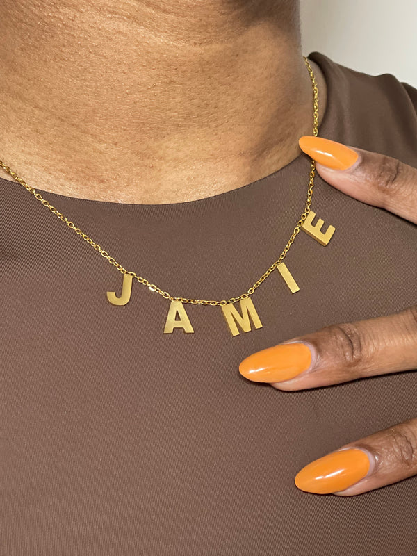 Custom Individual Letter Necklace
