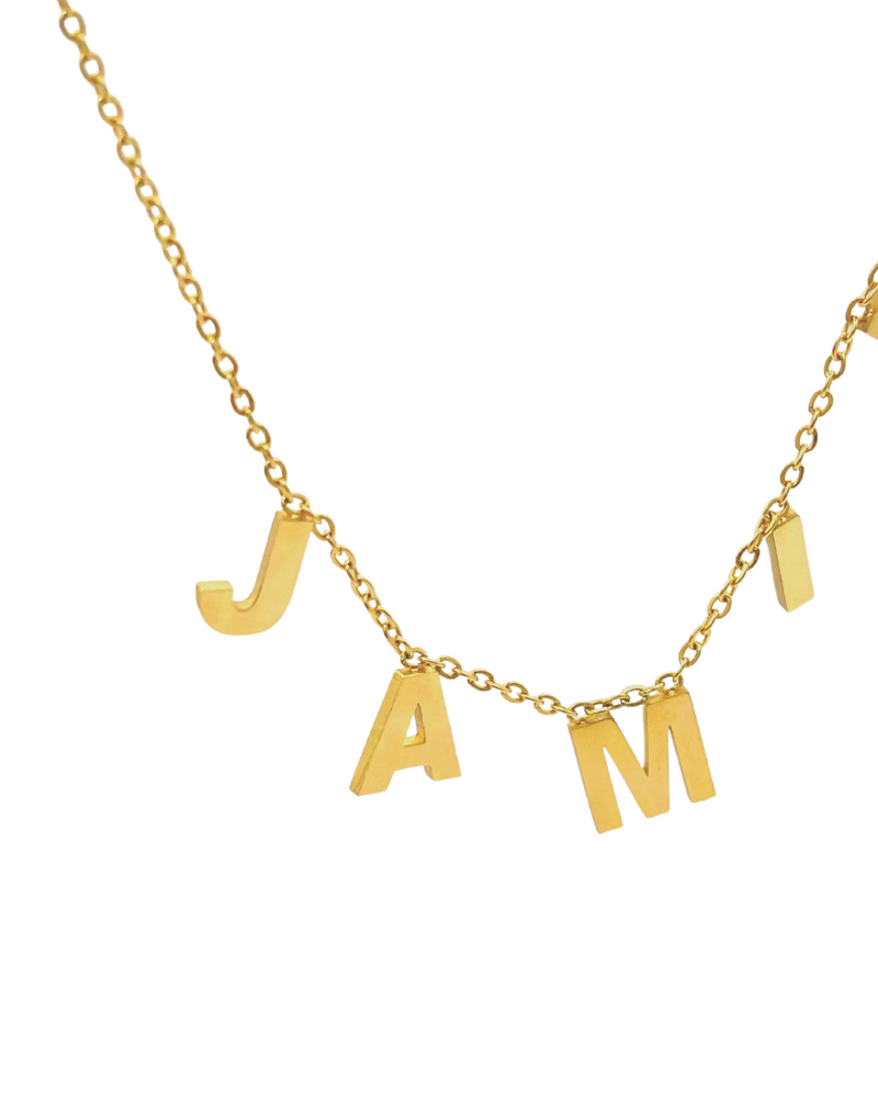 Custom Individual Letter Necklace
